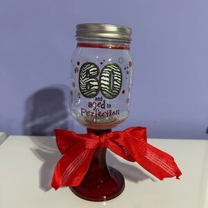 The Original Red Nek Fancyware 60th Birthday Mason Jar Glass
